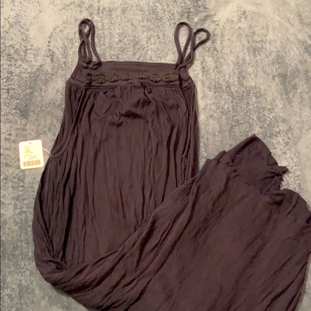 New with tags! Free People Medium Navy Sun Dress